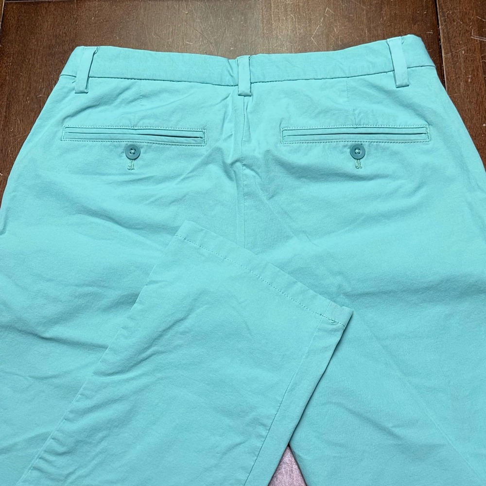 Vineyard Vines On The Go Pants Mendy 28x32 Mint Green Performance Chino